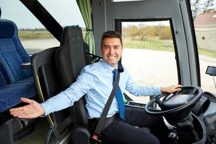 male bus driver